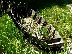 La barque abandonnée
